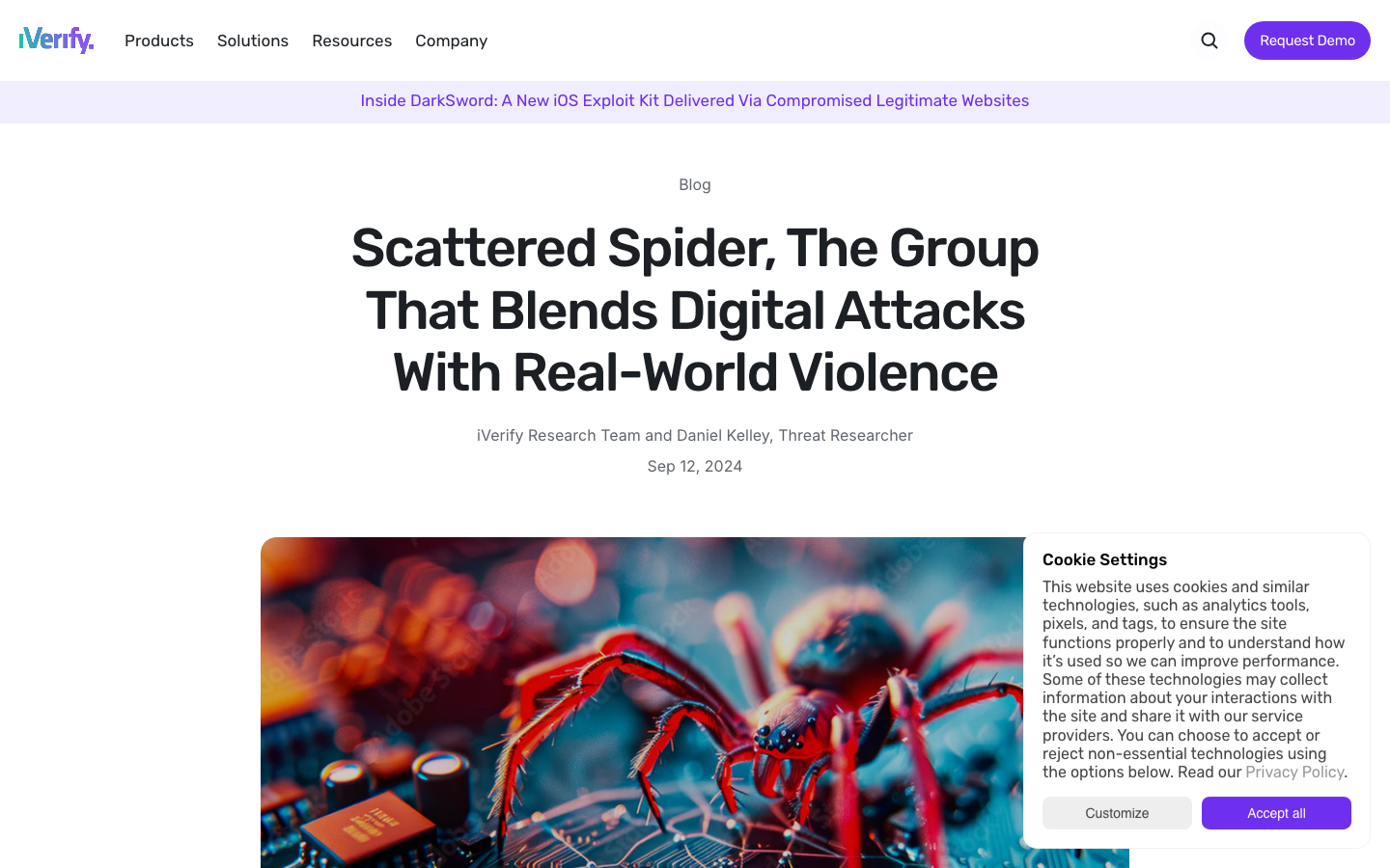 iVerify blog: Scattered Spider investigation
